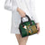 Personalized South Africa Versus Ireland Rugby Shoulder Handbag The Springbok Mascot and Celtic Cross Together