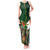 Personalized South Africa Versus Ireland Rugby Tank Maxi Dress The Springbok Mascot and Celtic Cross Together