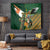 Personalized South Africa Versus Ireland Rugby Tapestry The Springbok Mascot and Celtic Cross Together