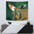 Personalized South Africa Versus Ireland Rugby Tapestry The Springbok Mascot and Celtic Cross Together