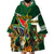 Personalized South Africa Versus Ireland Rugby Wearable Blanket Hoodie The Springbok Mascot and Celtic Cross Together