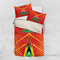 Guyana Cricket Amazon Warriors Bedding Set Green Red Gold Glory - Wonder Print Shop