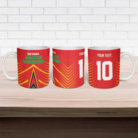Custom Guyana Cricket Amazon Warriors Ceramic Mug Green Red Gold Glory - Wonder Print Shop