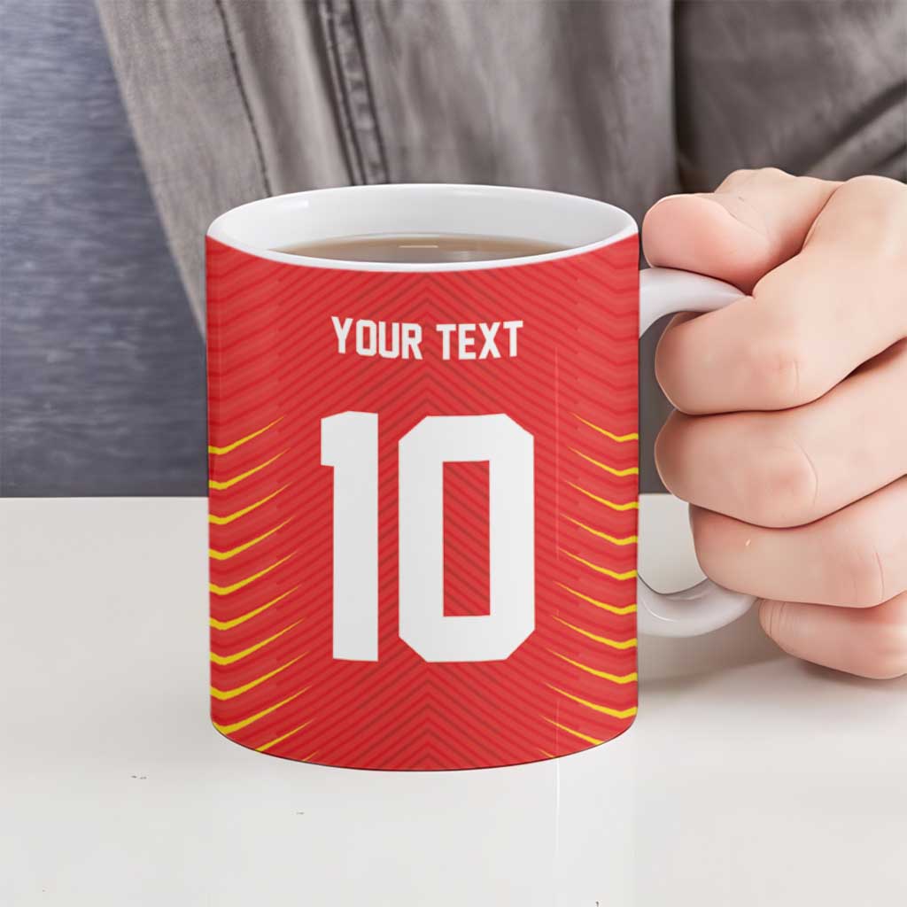 Custom Guyana Cricket Amazon Warriors Ceramic Mug Green Red Gold Glory - Wonder Print Shop