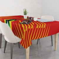 Guyana Cricket Amazon Warriors Tablecloth Green Red Gold Glory - Wonder Print Shop