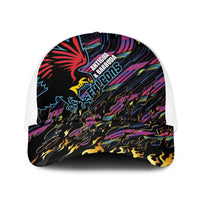 Antigua & Barbuda Cricket Falcons Baseball Net Cap Through The Fire - Wonder Print Shop