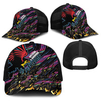 Antigua & Barbuda Cricket Falcons Baseball Net Cap Through The Fire - Wonder Print Shop
