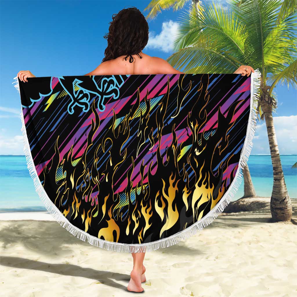 Antigua & Barbuda Cricket Falcons Beach Blanket Through The Fire - Wonder Print Shop