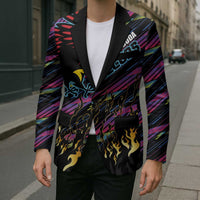 Custom Antigua & Barbuda Cricket Falcons Blazer Through The Fire - Wonder Print Shop