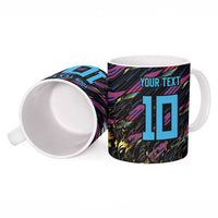 Custom Antigua & Barbuda Cricket Falcons Ceramic Mug Through The Fire - Wonder Print Shop