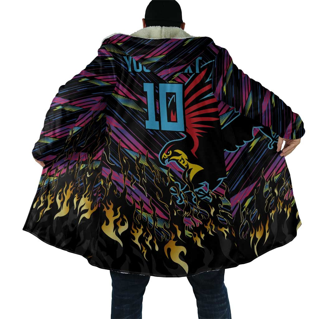 Custom Antigua & Barbuda Cricket Falcons Cloak Through The Fire - Wonder Print Shop