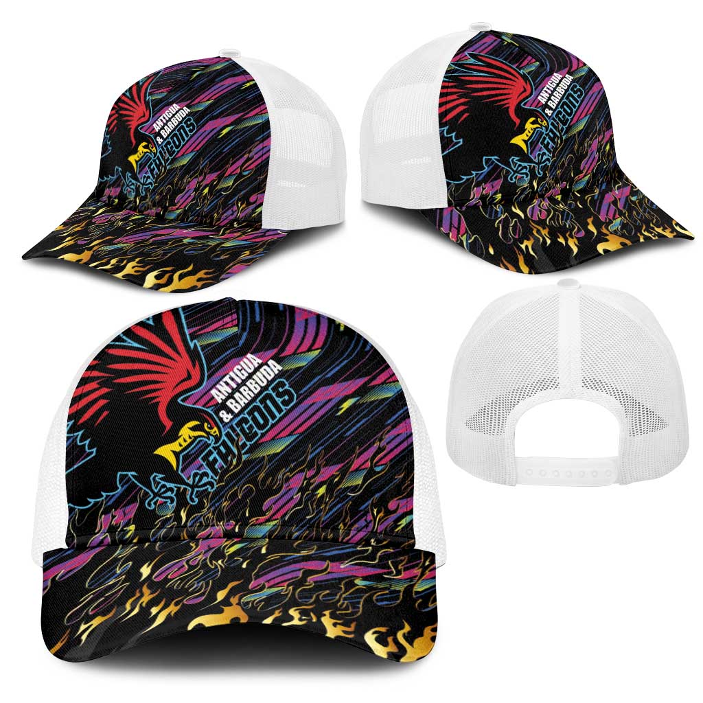 Antigua & Barbuda Cricket Falcons Mesh Trucker Cap Through The Fire - Wonder Print Shop