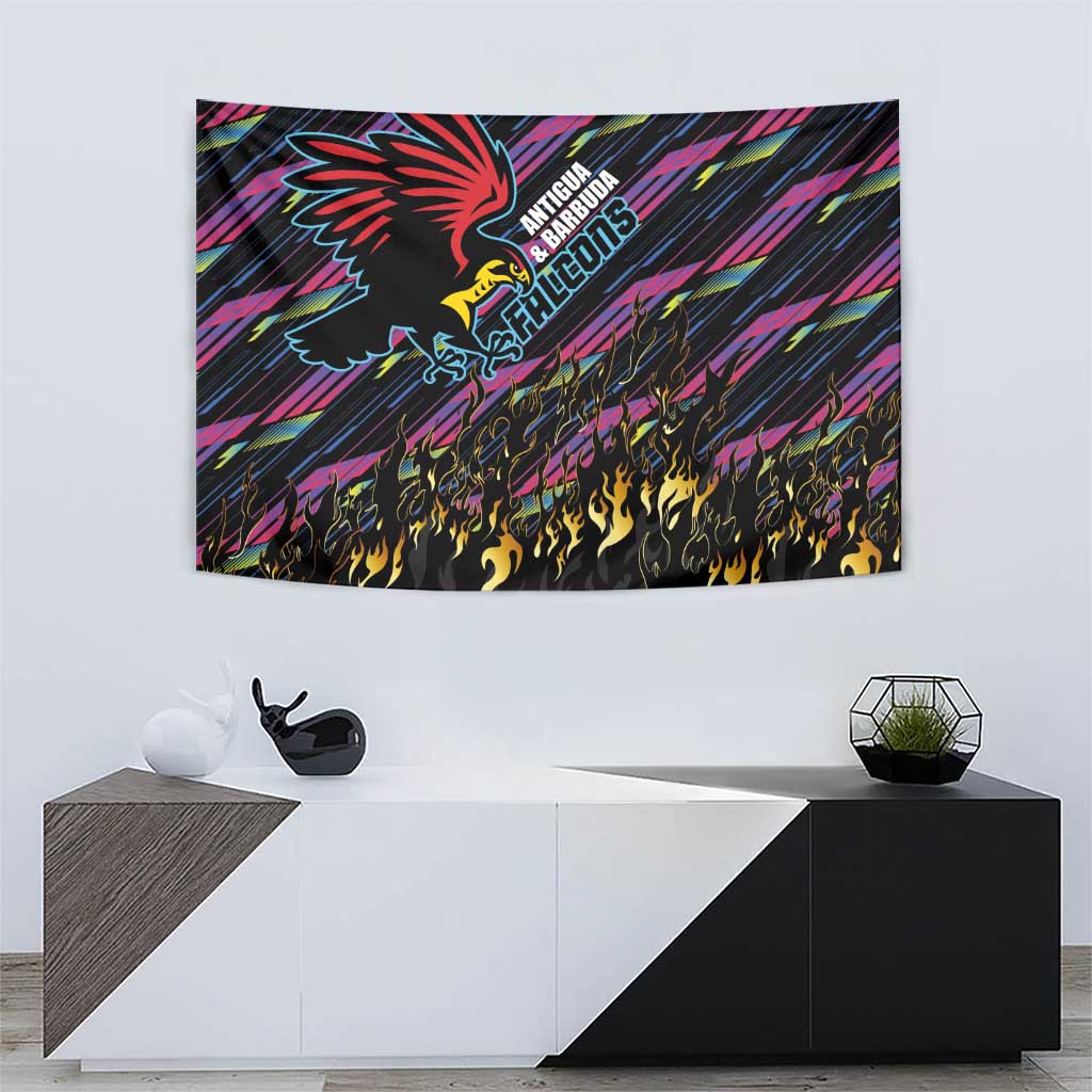 Antigua & Barbuda Cricket Falcons Tapestry Through The Fire - Wonder Print Shop