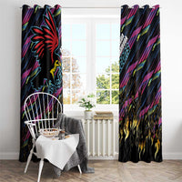 Antigua & Barbuda Cricket Falcons Window Curtain Through The Fire - Wonder Print Shop