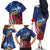 Veterans Day Military Never Forget Forever Honor Family Matching Off The Shoulder Long Sleeve Dress and Hawaiian Shirt