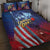 Veterans Day Military Never Forget Forever Honor Quilt Bed Set