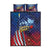 Veterans Day Military Never Forget Forever Honor Quilt Bed Set