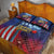 Veterans Day Military Never Forget Forever Honor Quilt Bed Set