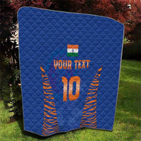 Custom Indian Bengal Tiger Cricket Quilt