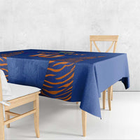 Custom Indian Bengal Tiger Cricket Tablecloth