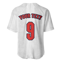 Custom England Football Baseball Jersey Retro-Modern Combination Style