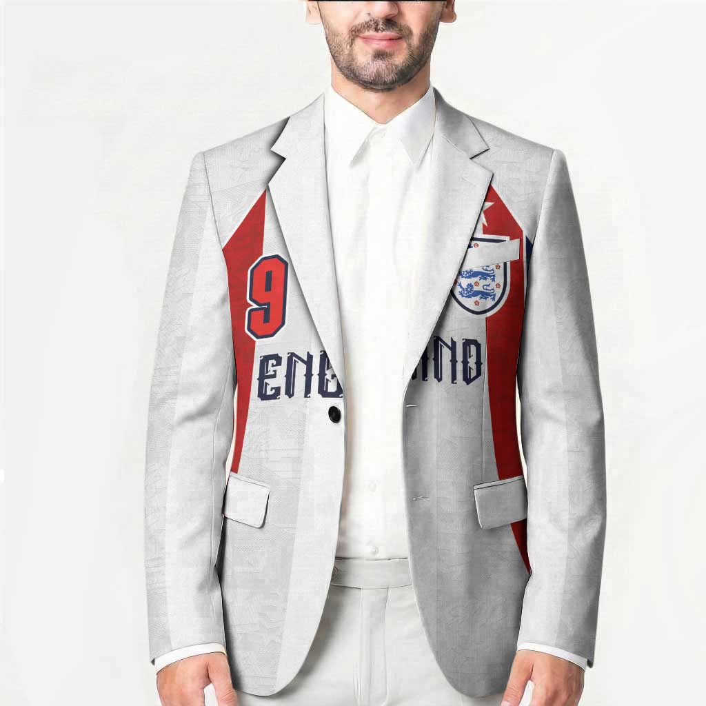 Custom England Football Blazer Retro-Modern Combination Style