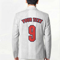 Custom England Football Blazer Retro-Modern Combination Style