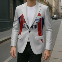 Custom England Football Blazer Retro-Modern Combination Style