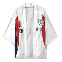 Custom England Football Kimono Retro-Modern Combination Style