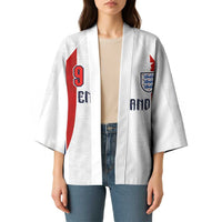 Custom England Football Kimono Retro-Modern Combination Style
