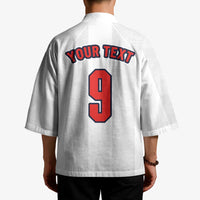 Custom England Football Kimono Retro-Modern Combination Style