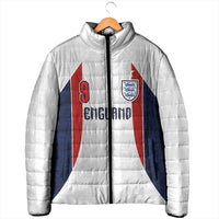 Custom England Football Padded Jacket Retro-Modern Combination Style