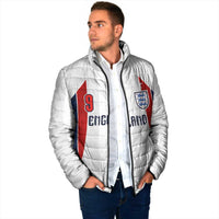 Custom England Football Padded Jacket Retro-Modern Combination Style