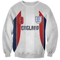 Custom England Football Sweatshirt Retro-Modern Combination Style