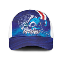 Cape Verde Football Blue Shark Mascot Baseball Net Cap Glory 2026