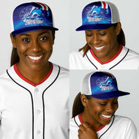Cape Verde Football Blue Shark Mascot Baseball Net Cap Glory 2026