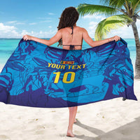 Custom Sri Lanka Cricket Royal Blue Warrior Sarong