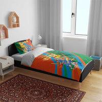 Indian Cricket Men in Blue The Champion 2025 Bedding Set