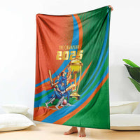 Indian Cricket Men in Blue The Champion 2025 Blanket