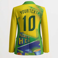 Brasil Football Custom Blazer Rumo ao Hexa 2026