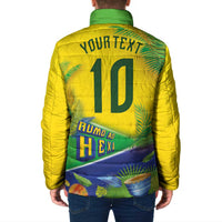 Brasil Football Custom Padded Jacket Rumo ao Hexa 2026