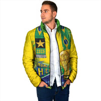 Brasil Football Custom Padded Jacket Rumo ao Hexa 2026