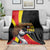 Uganda Independence Day with Crowned Cranes Blanket