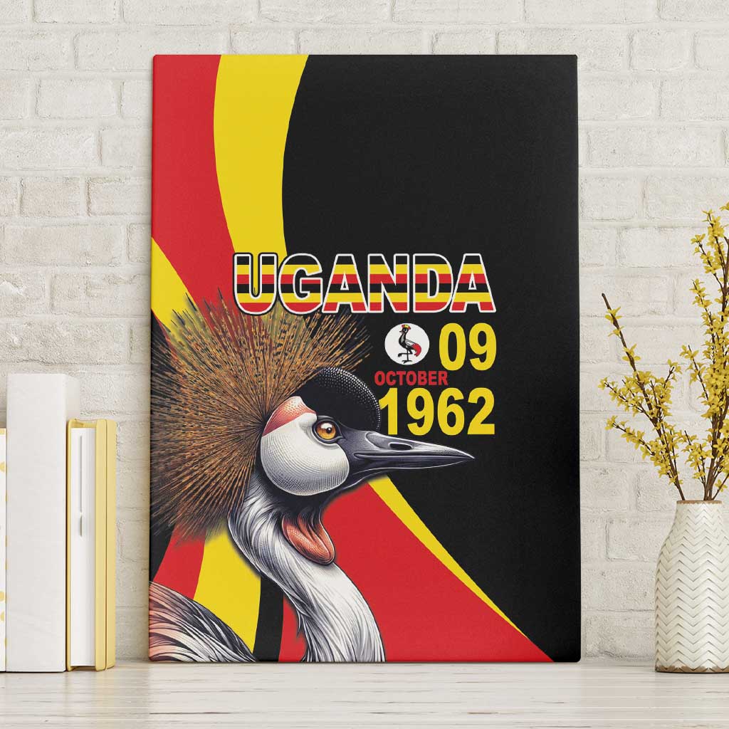 Uganda Independence Day with Crowned Cranes Canvas Wall Art - Wonder Print Shop