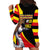 Uganda Independence Day with Crowned Cranes Hoodie Dress - Wonder Print Shop