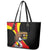 Uganda Independence Day with Crowned Cranes Leather Tote Bag