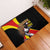 Uganda Independence Day with Crowned Cranes Rubber Doormat - Wonder Print Shop