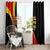 Uganda Independence Day with Crowned Cranes Window Curtain - Wonder Print Shop