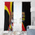 Uganda Independence Day with Crowned Cranes Window Curtain - Wonder Print Shop