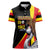 Uganda Independence Day with Crowned Cranes Women Polo Shirt - Wonder Print Shop